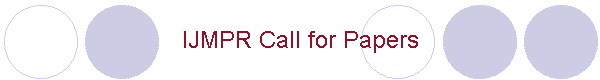 IJMPR Call for Papers
