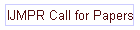 IJMPR Call for Papers